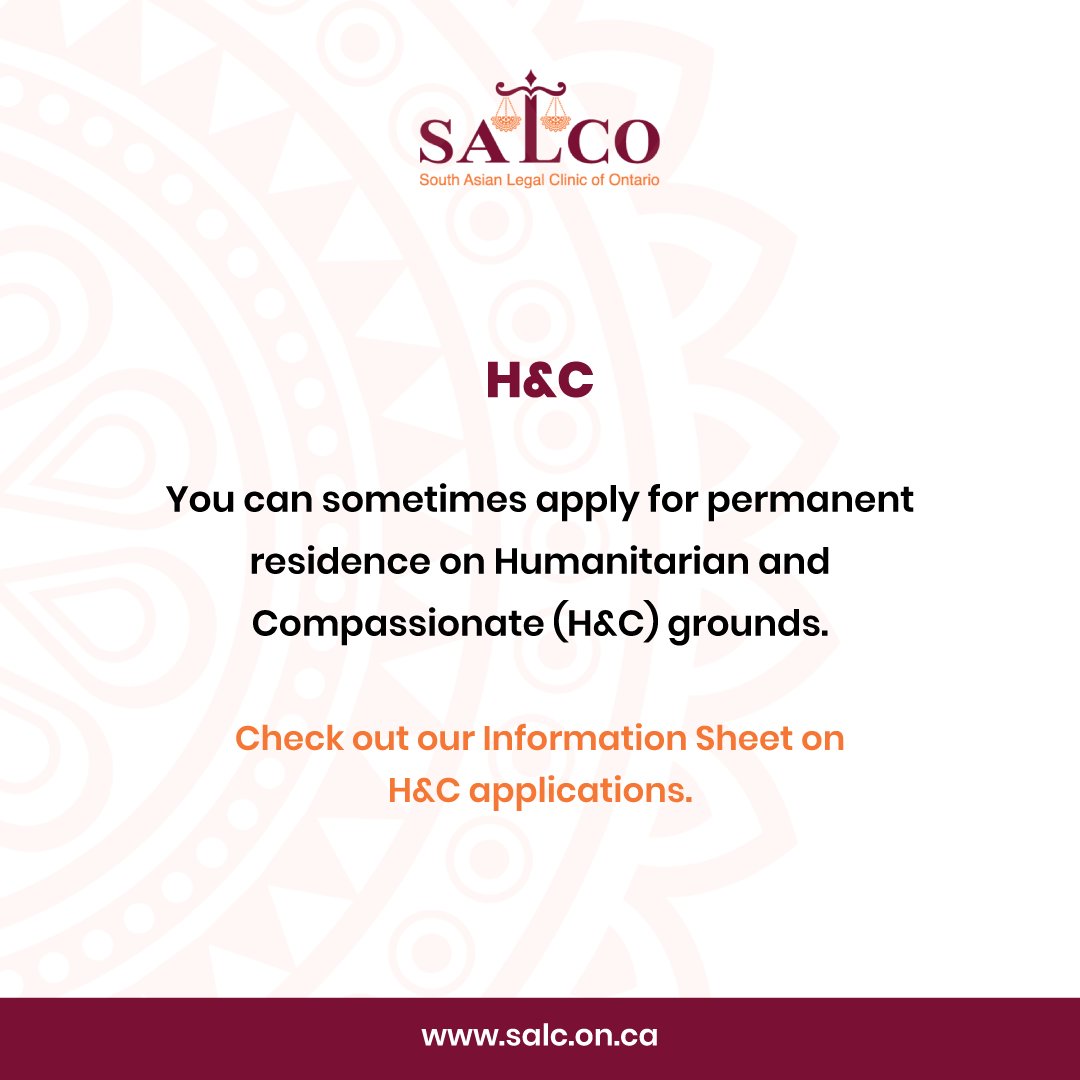We are pleased to offer immigration law information resources for clients in multiple South Asian languages. For more details about the H&amp;C grounds application, please visit the public legal education section on our website: lnkd.in/e4ZURMzh