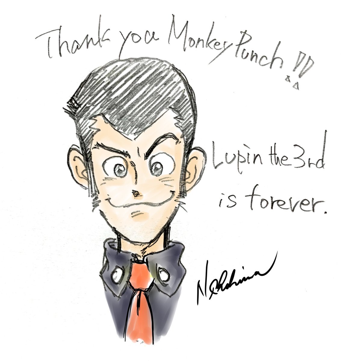 <a href="/Mazin__/">まぢん</a> Here are some Lupin the 3rd drawings by <a href="/NaotoOhshima/">Naoto Ohshima</a>