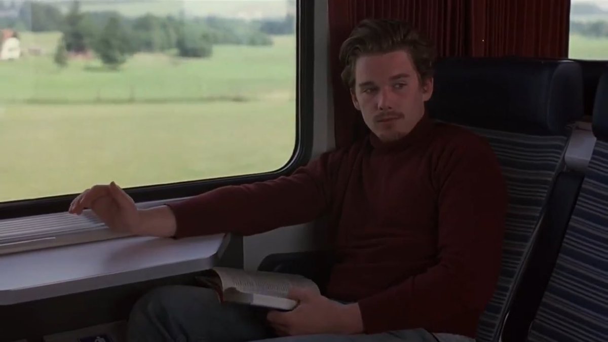 Es 16 de Junio. Se cumplen 30 años del encuentro entre Jesse y Céline en el tren de BEFORE SUNRISE ❤️
