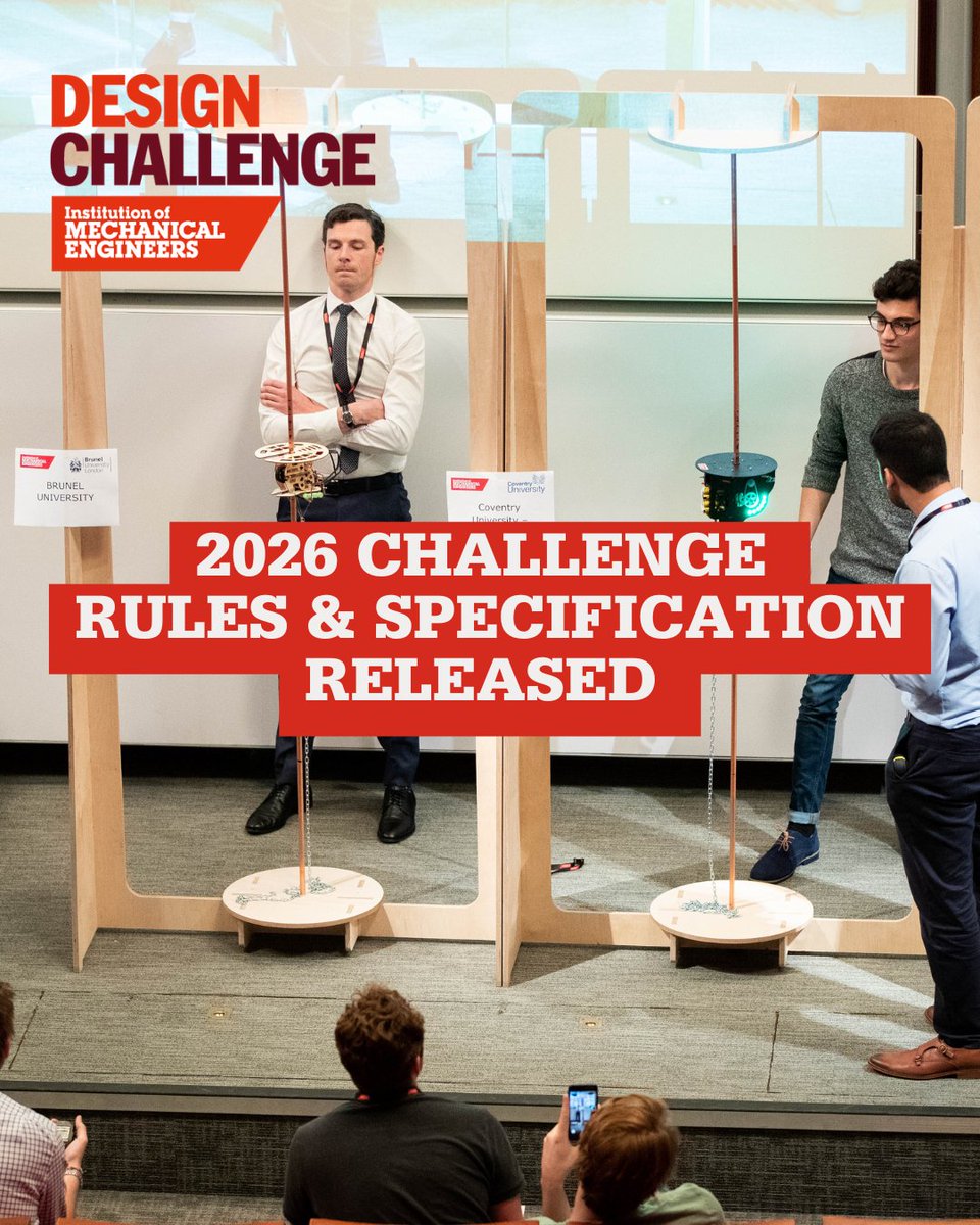 The full device specification and 2026 Challenge rules are now available! We accept up to 2 teams of maximum 6 students from the same university - find out more and how to get involved! #engineering bit.ly/3FORge9