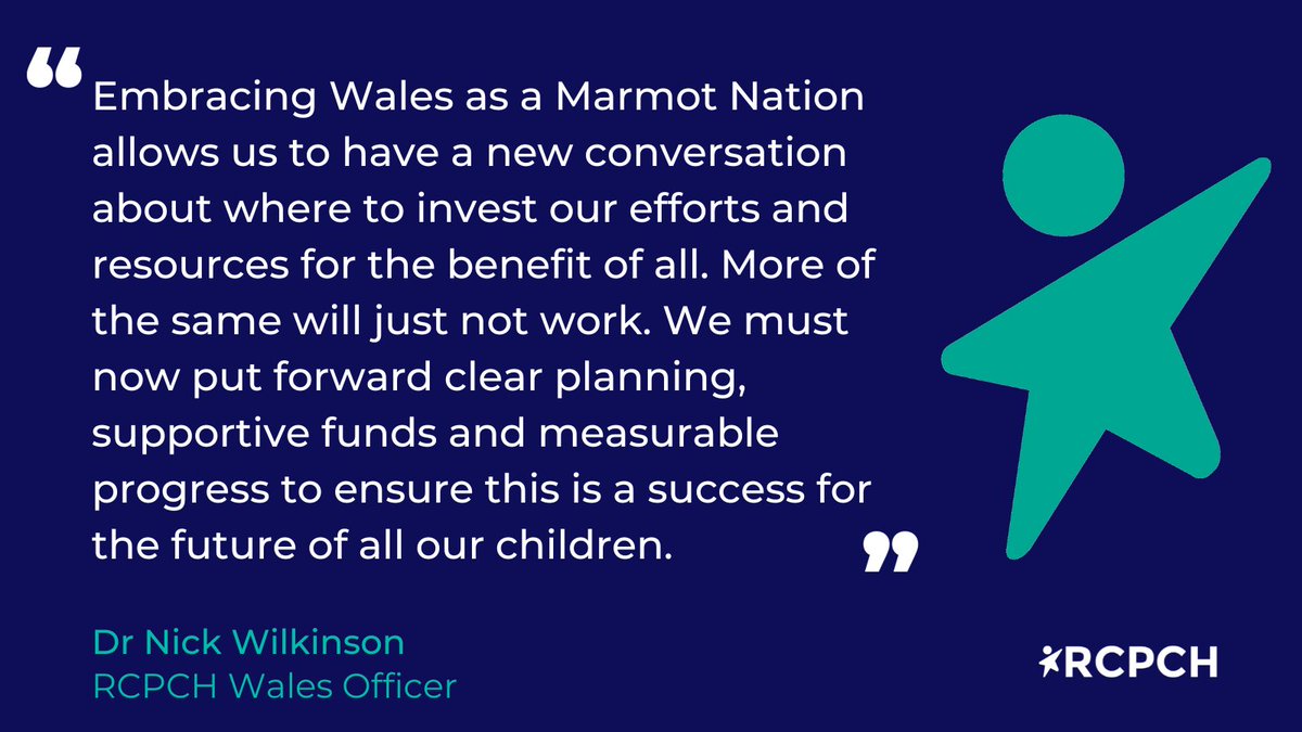 We welcome the Welsh Government's announcement of Wales becoming the first 'Marmot nation' to tackle health inequalities

Data consistently shows that poverty and inequality impact a child’s whole life, we see this every day in our clinical interactions

👉rcpch.ac.uk/news-events/ne…