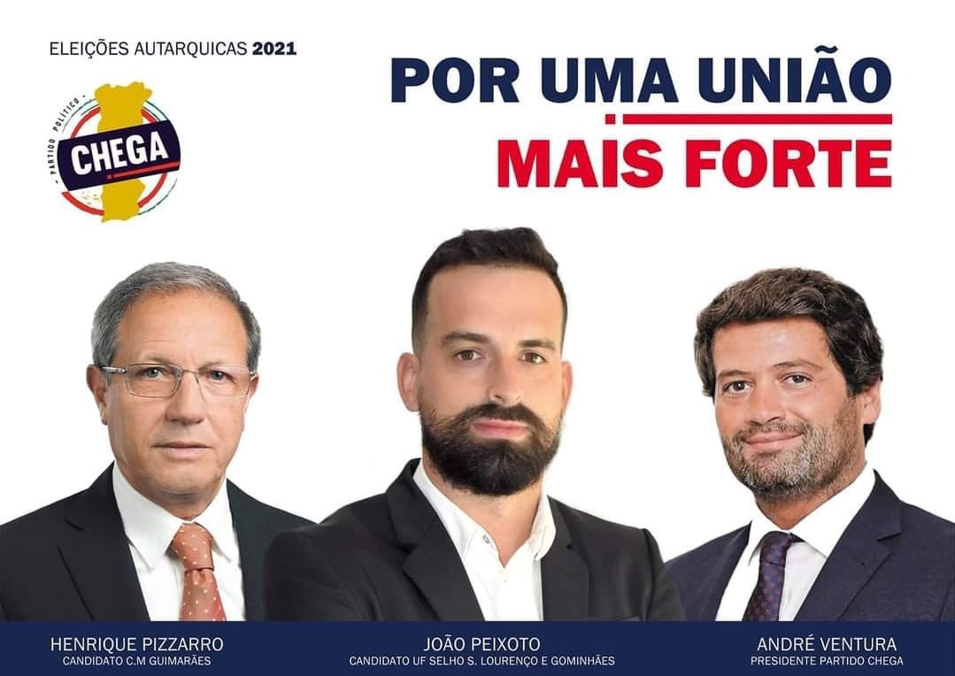 O agressor de Guimarães deste fim de semana.
O Chega angaria criminosos de grupos violentos e organizados para as suas listas.