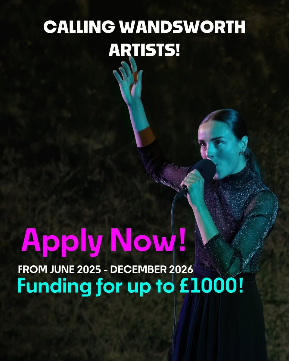 Wandsworth Council Business Team (@businesswandbc) on Twitter photo 🎨 Culture Micro-Commissions from <a href="/wtowandsworth/">Welcome to Wandsworth</a> are live!
Local artists can get up to £1,000 to fund creative projects for #LondonBoroughofCulture2025.
Rolling 8-week deadlines from June 2025 to Dec 2026.
Apply now 👉 shorturl.at/MYxIs 🎨 Culture Micro-Commissions from <a href="/wtowandsworth/">Welcome to Wandsworth</a> are live!
Local artists can get up to £1,000 to fund creative projects for #LondonBoroughofCulture2025.
Rolling 8-week deadlines from June 2025 to Dec 2026.
Apply now 👉 shorturl.at/MYxIs