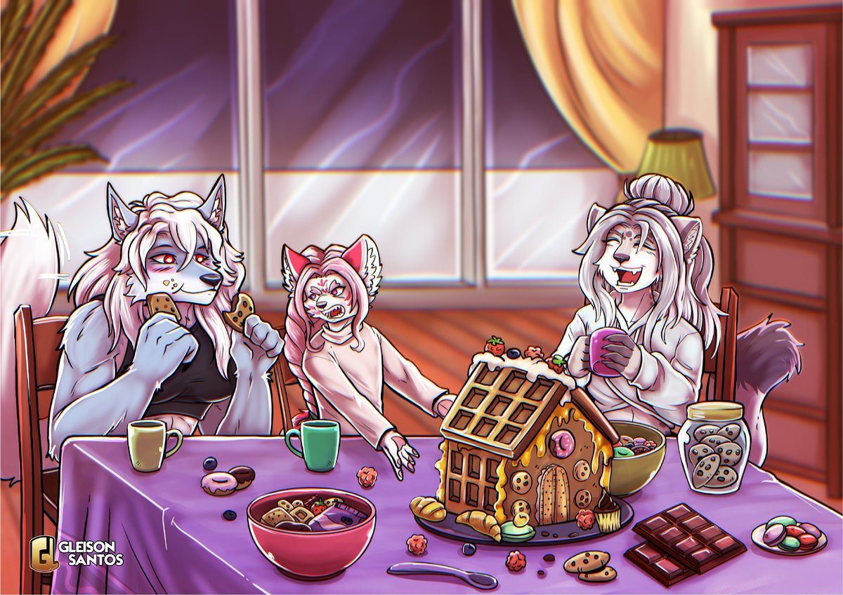 Gleison_Art's tweet photo. Commission for Jettic.
The idea was to make 3 characters in a Christmas-themed meal, and I also did the art with a daily theme.
#illustration #art #commission #Christimas #daily https://t.co/OIRBviAwaq