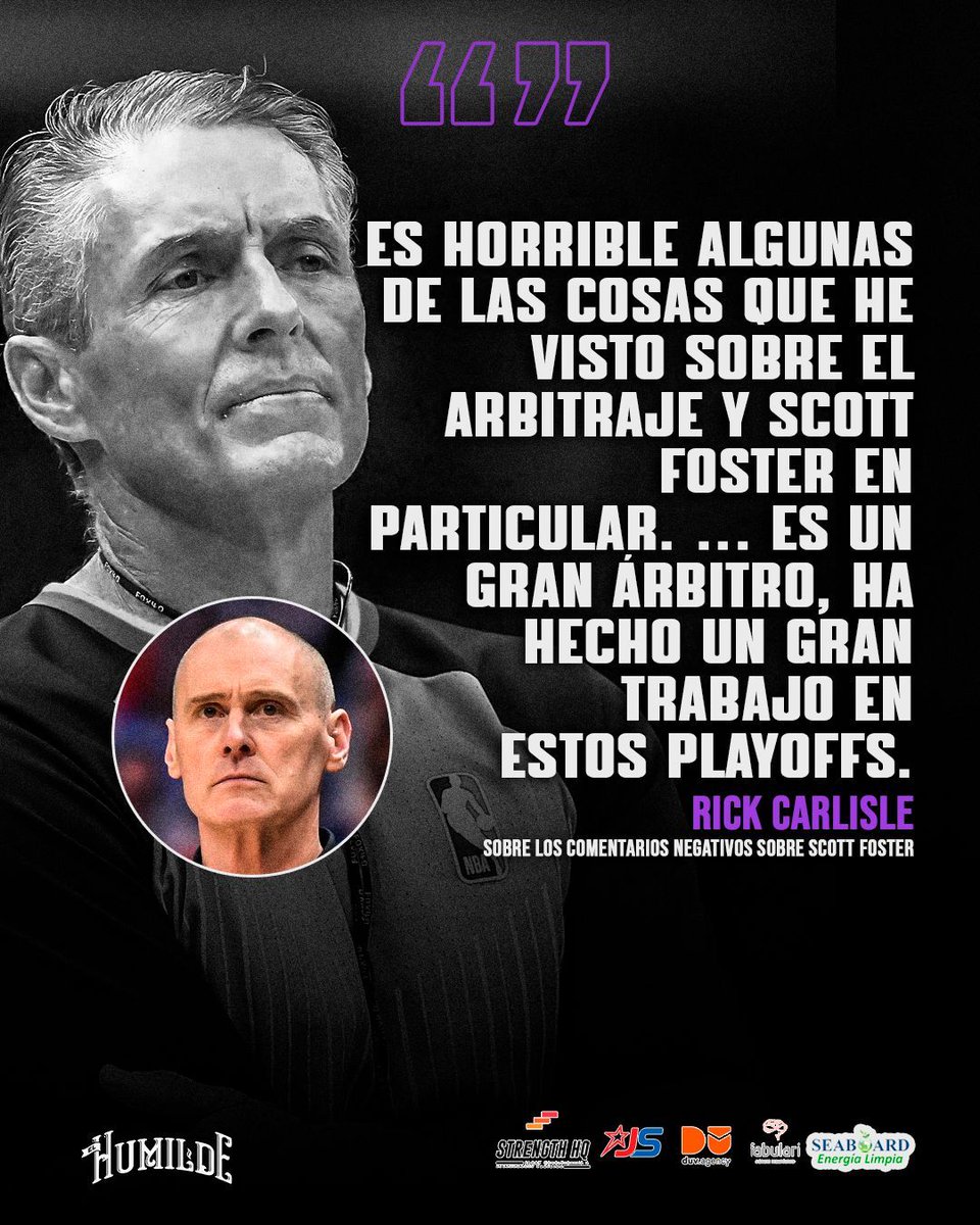 JorgemotaTV's tweet image. Carlisle (Pacers) defiende a árbitro #ScottFoster ante críticas en #NBAFinals. ¿Coinciden con el coach o con la opinión pública? 🗣️🏀 #RickCarlisle #Arbitraje