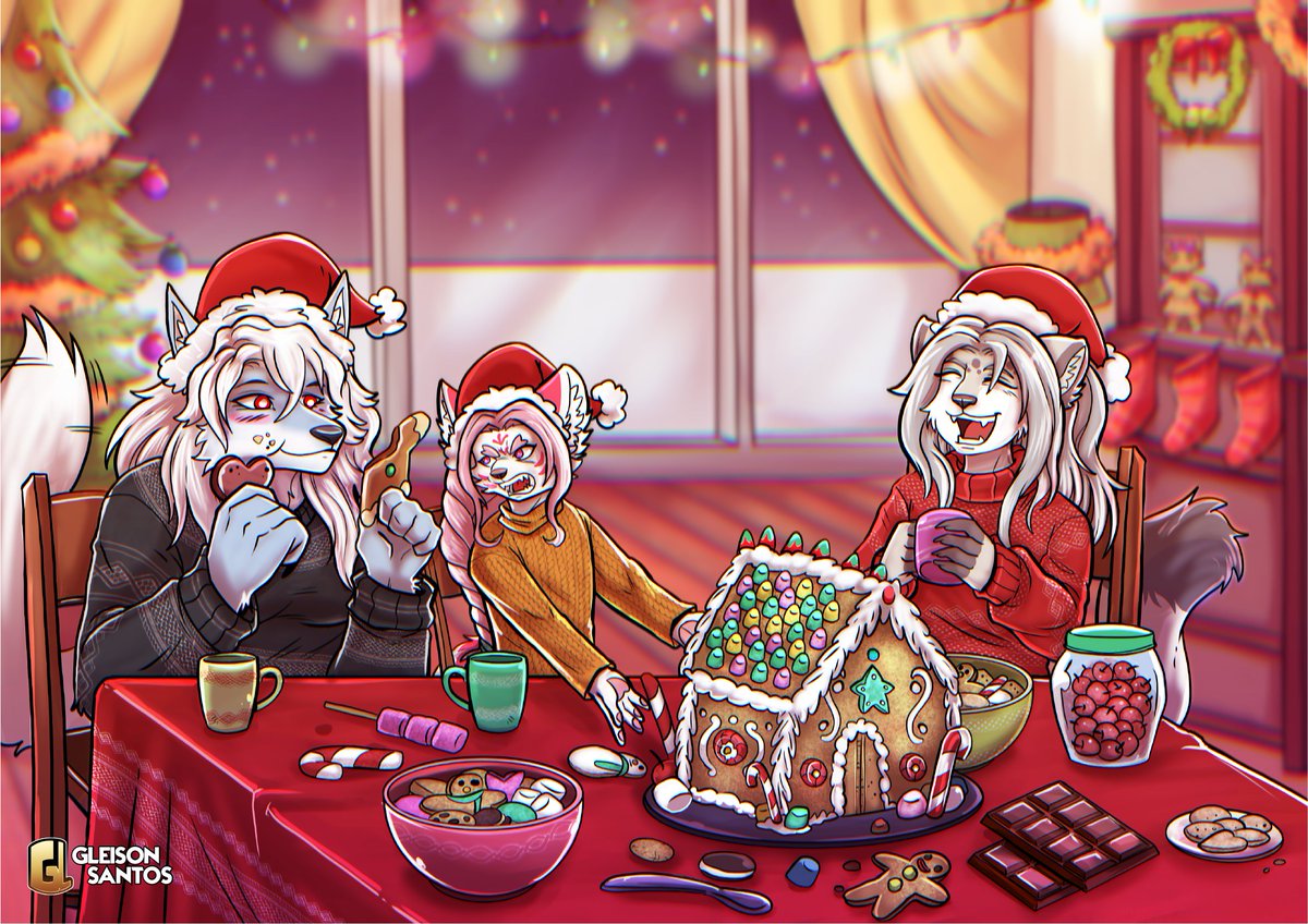 Gleison_Art's tweet photo. Commission for Jettic.
The idea was to make 3 characters in a Christmas-themed meal, and I also did the art with a daily theme.
#illustration #art #commission #Christimas #daily https://t.co/OIRBviAwaq
