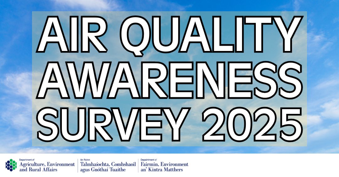 daera_ni's tweet photo. 🌬️DAERA is calling on members of the public to take part in the Air Quality Awareness Survey 2025, which has launched today.

More info: https://t.co/gfzxZaN9Mx https://t.co/MHwNe0v5zp