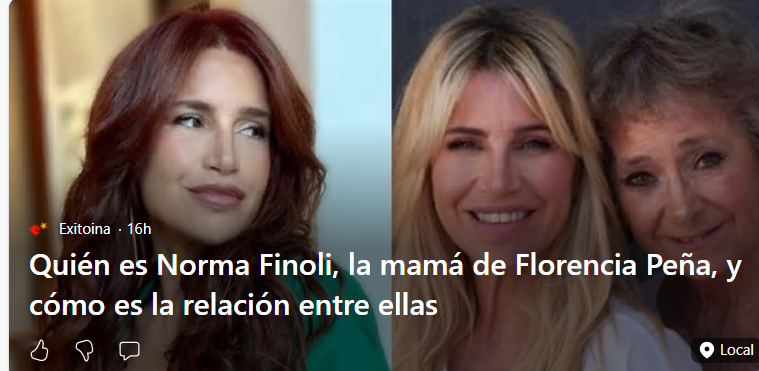 fortavat's tweet photo. Finoli es el apellido de la madre de Florencia Peña y la hija le salió más ordinaria que papel de cuete 😄
#Finoli https://t.co/MUci1vy6HM