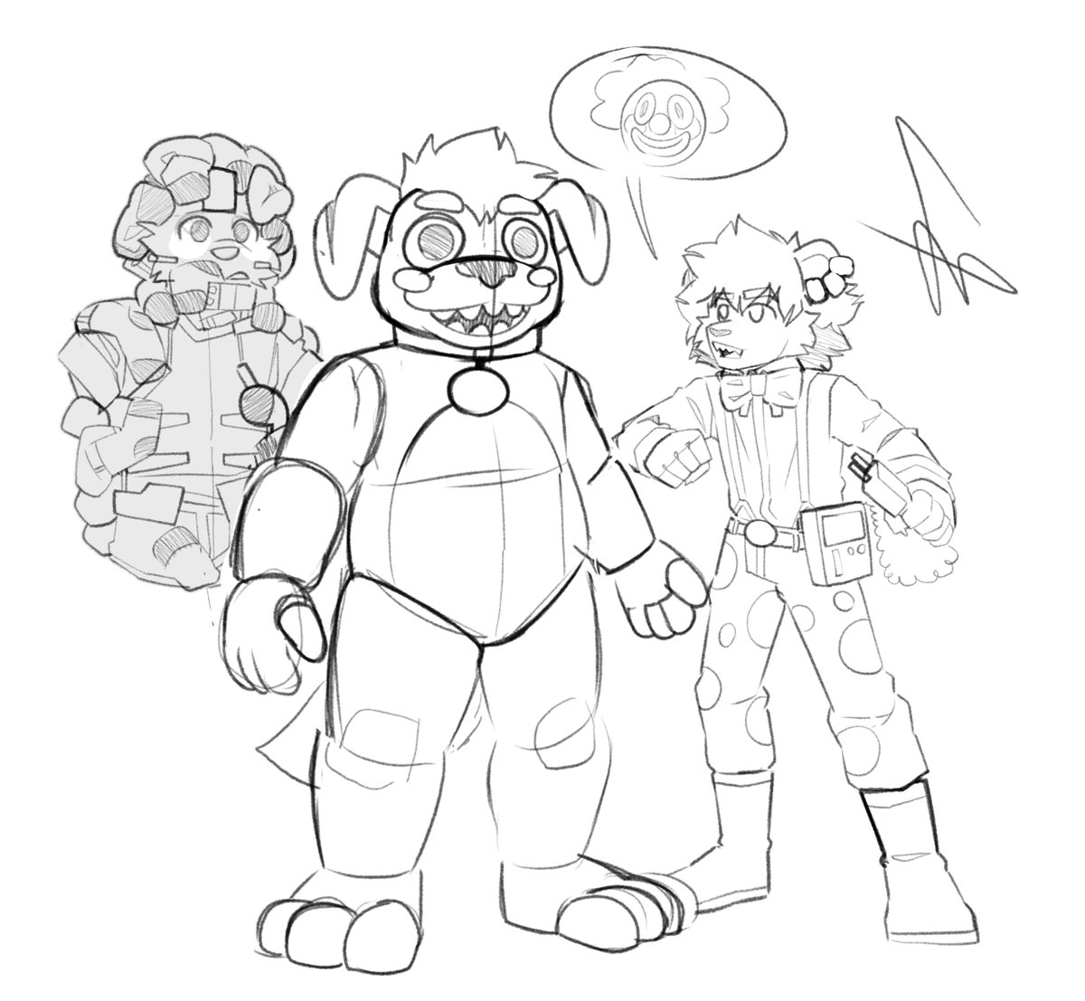 just got done the new fnaf game shit was ok ....should have dropped VR mode at launch it would have saved the game for me :) also heres some art i made