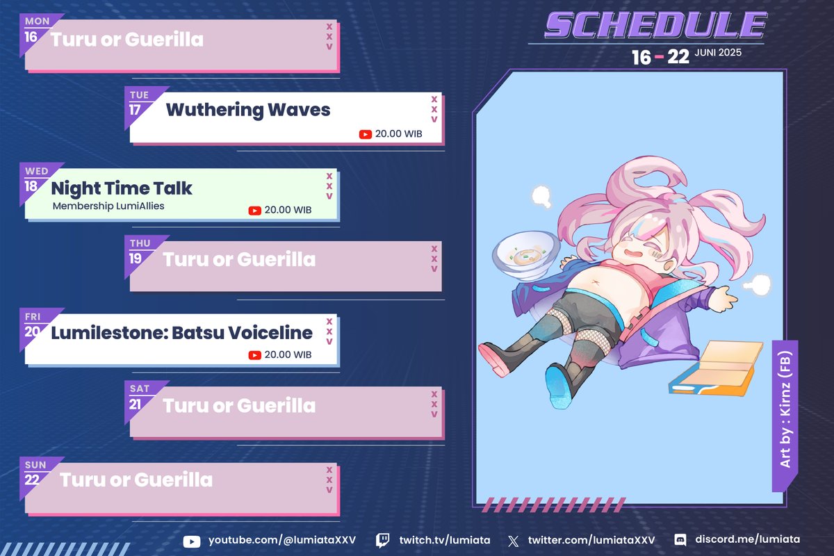 lumiataXXV's tweet photo. Ayo sama" curhat di membership tier LumiAllies!
Berbagi stress dan saling menyemangati yukk 🫂

[Hashtags]
General: #Lumiata
Announcement: #LumInfo
Fan Name: #LuMinion
Live: #LumiOnAir
Fan Art: #LukisMi
NSFW Art: #LuMalu
Clips: #LumiClip
Meme: #Lumiahaha https://t.co/wx4v8rFfre