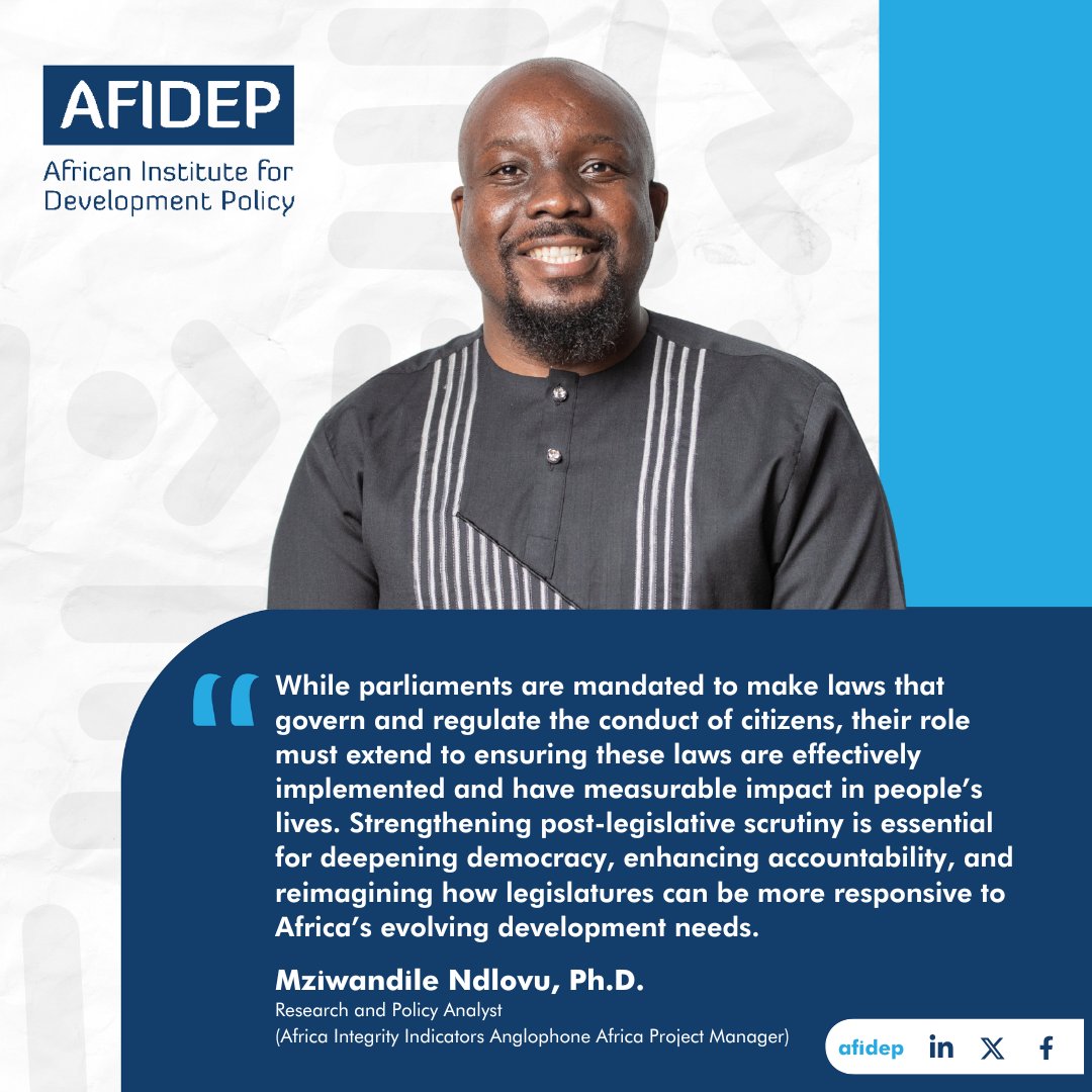 African parliaments have the potential to champion governance. By enacting laws informed by evidence and strengthening post-legislative scrutiny, they can ensure that the laws they make, serve their constituents.