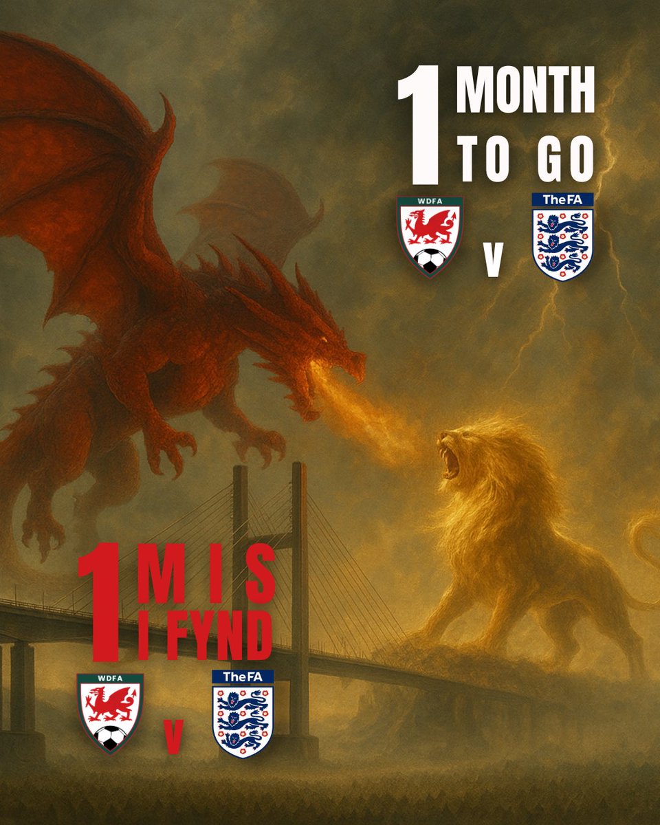 𝑩𝒓𝒐𝒏 𝒂𝒎𝒔𝒆𝒓 𝒊 𝒘𝒚𝒏𝒆𝒃𝒖’𝒓 𝒉𝒆𝒏 𝒆𝒍𝒚𝒏 ⚔️

#WalesDeafFootball #WDFA #DeafFootball #DeafSport #RedWall #DeafLed #WALvENG #Cymru