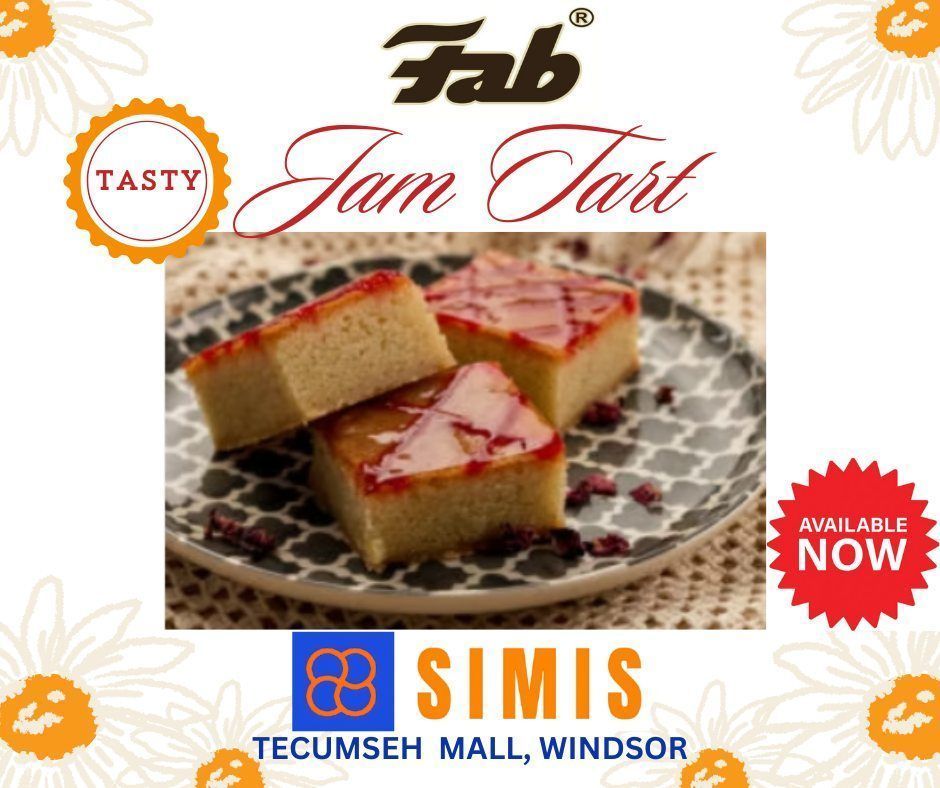 Exciting News! Starting today, June 16th, 2025, #Simis is proud to bring you a delicious new treat – FAB’s Jam Tarts from Sri Lanka! 

Don’t miss out on this tasty delight!