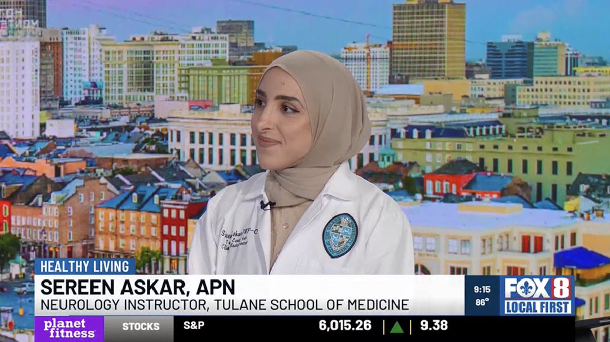 Sereen Askar, APN, explains how the Tulane Healthy Brain Aging Initiative is empowering individuals with the tools they need to reduce the risk of Alzheimer’s &amp; dementia.

Watch the full segment from @FOX8 here ➡️ fox8live.com/video/2025/06/…