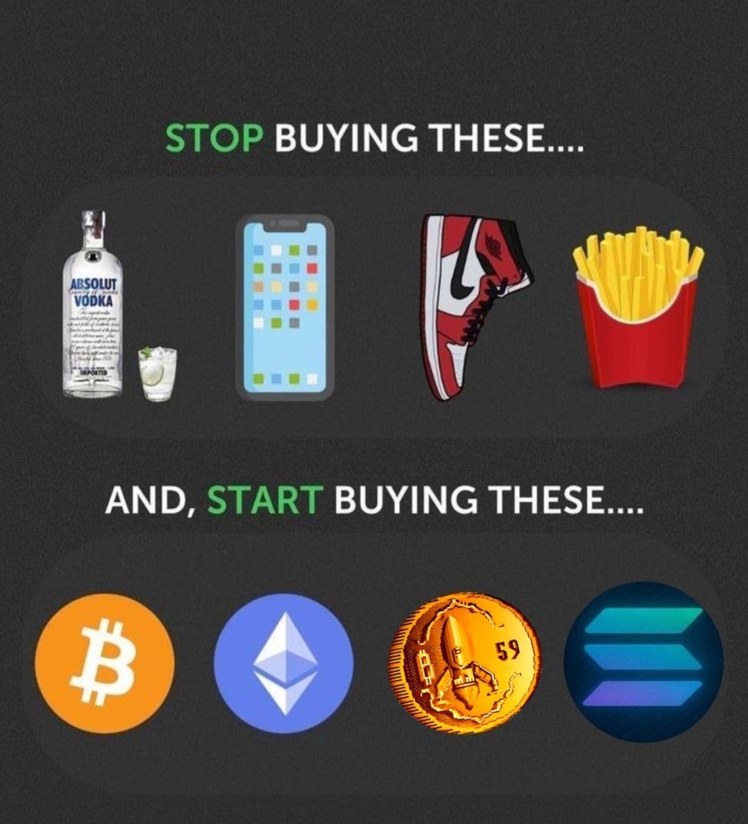 Stop buying these.... 

And start buying these....