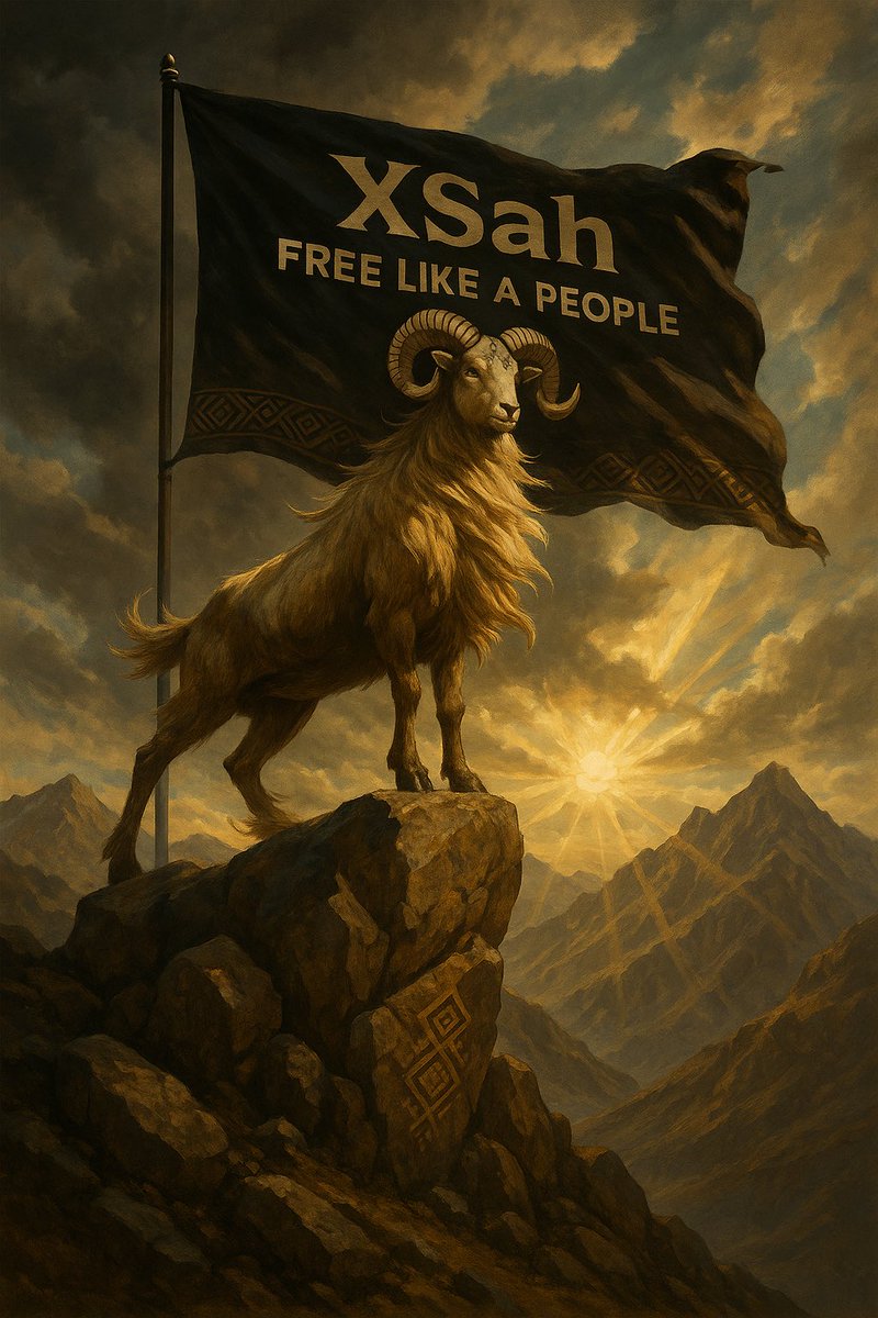XsahCoin's tweet photo. Some follow trends.
We follow mountains.

🐏 XSah — born in resistance, fueled by freedom.

Real people. Real power.
#XSah #FREElikeaPEOPLE #Solana #KurdishCrypto https://t.co/J5btuuXhjT
