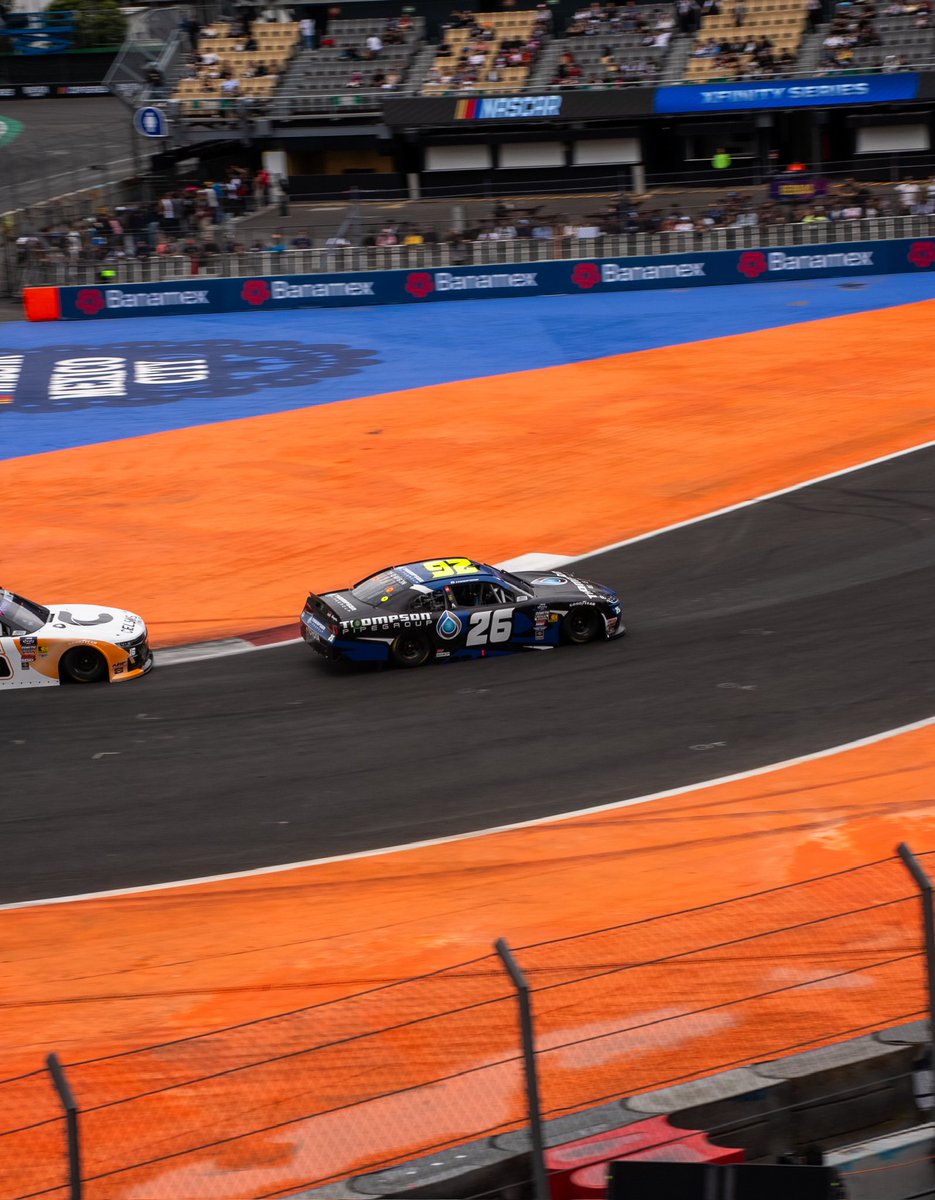 SamHuntRacing's tweet photo. Hard fight and great effort by @deanthompsonr at his second ever NXS road course to bring the No. 26 home in the top-15 🥊 

#LetsHunt | #TeamToyota https://t.co/eVcOYoID4p