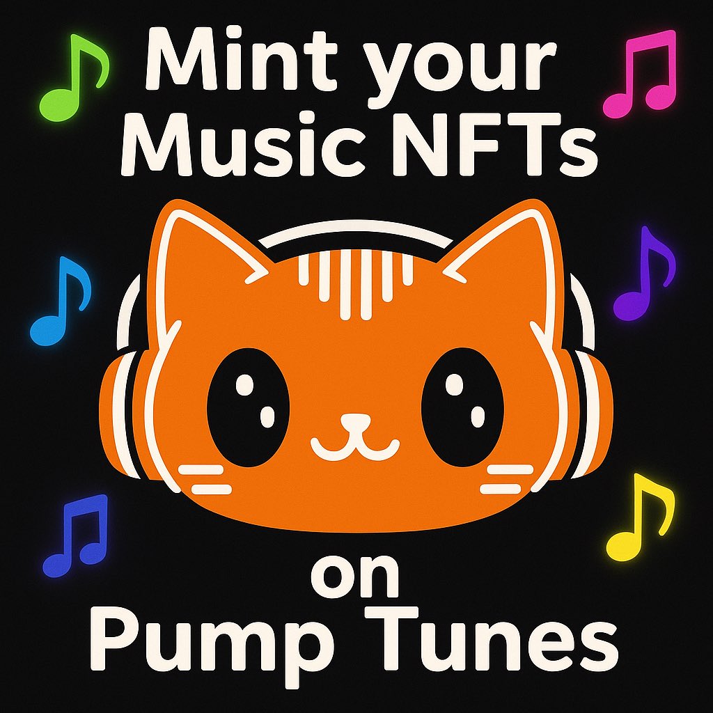 🎶 Music artists, it’s your time to shine!
Turn your songs into digital assets and start earning with Pump Tunes.

Sell your tracks, grow your fanbase, and get paid — all in one place.

🎧 Join the future of music now: pumptunes.fun

#Music