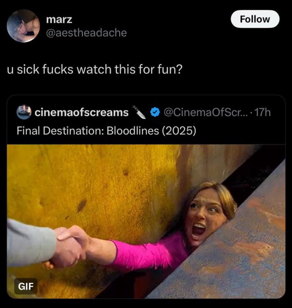 Young people discovering horror fans.