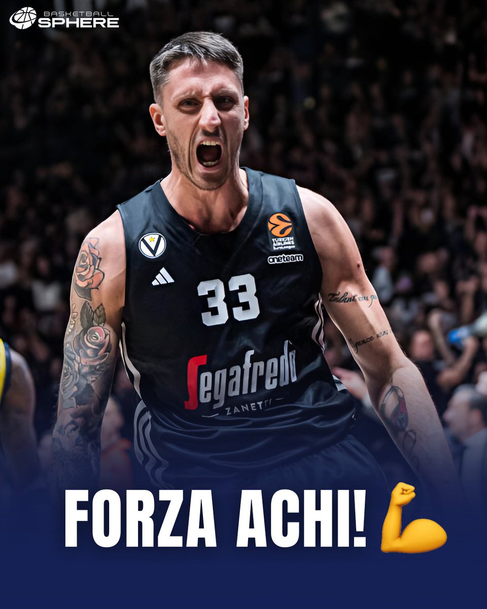 Virtus Bologna announced that Achille Polonara has undergone further medical tests, which revealed a diagnosis of myeloid leukemia. 😢

He is currently hospitalized in Bologna and has already started treatment.

STAY STRONG, ACHI! 💪🖤