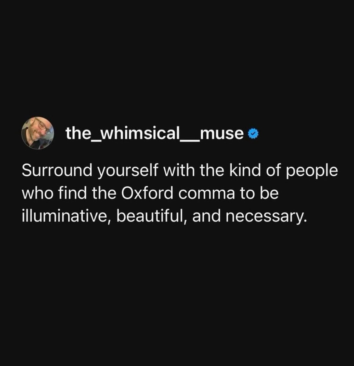 The Oxford Comma tweet media