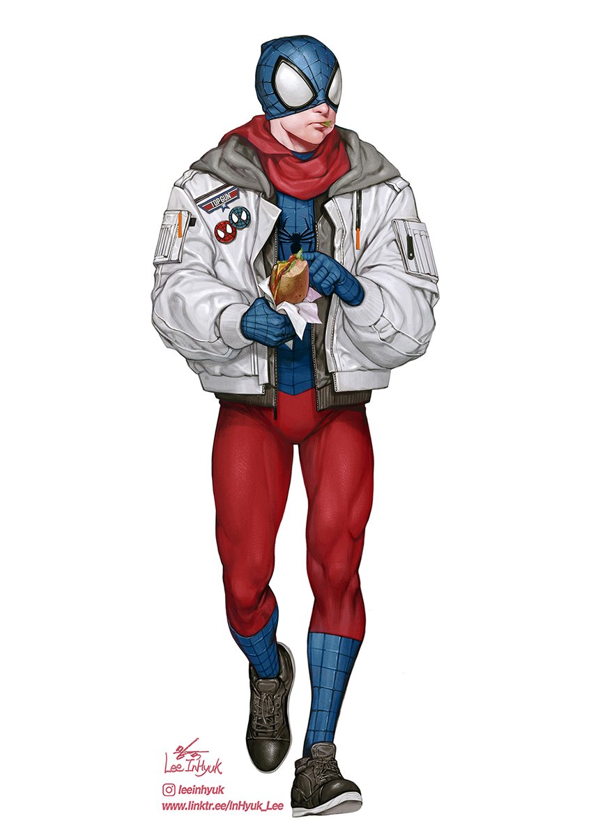 inhyuklee's tweet image. June 16. 2025 Web-Man
Long time no post.
I'm still so busy with too many deadlines and personal schedules.
The way artists don't get bored with work is to drawingh non-work consistently as well.
Even though I know this, it's really not easy.
Anyway, who's next?