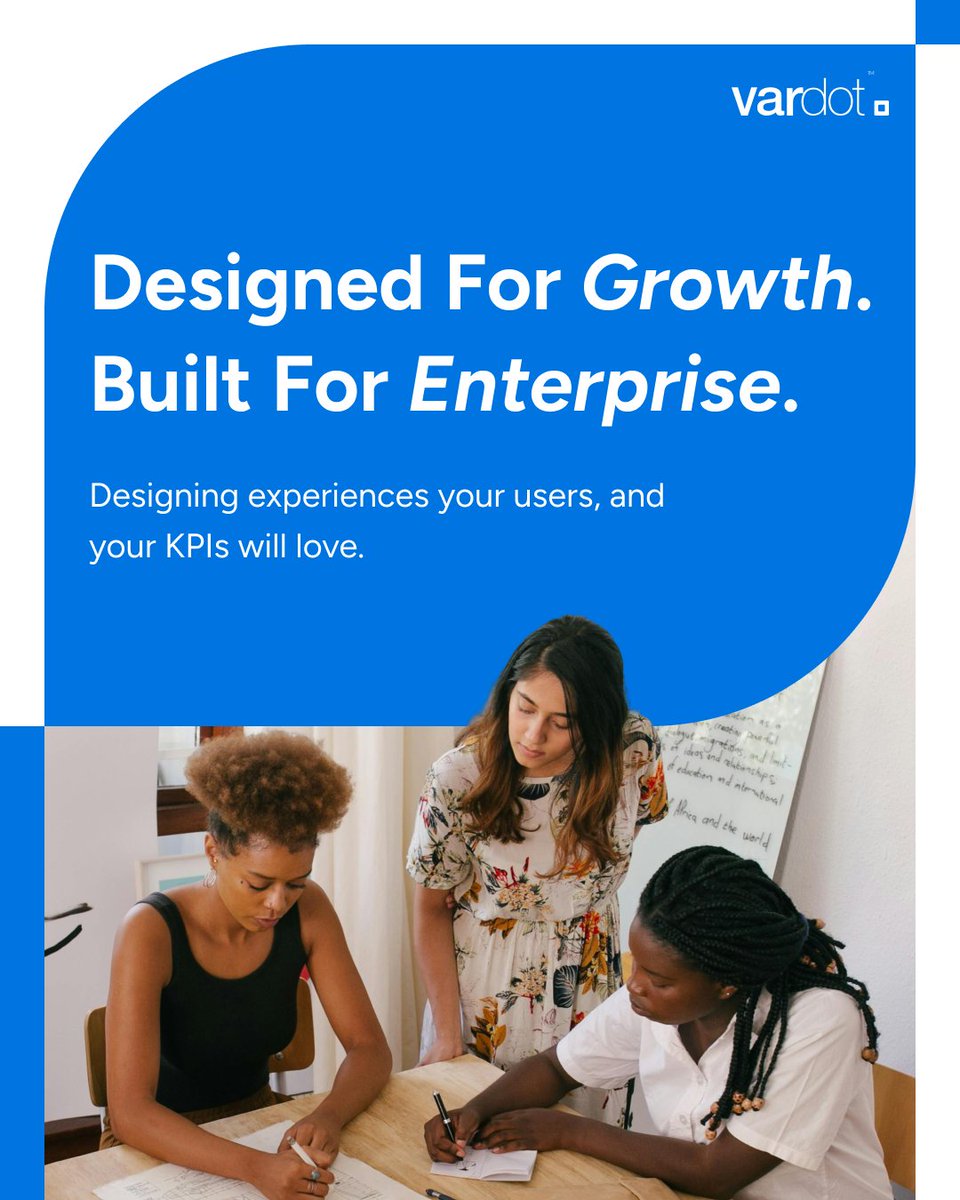 vardot's tweet image. #UX that works. #UI that wins.
Design isn’t just how it looks — it’s how it performs.
At Vardot, we craft #Drupal-powered digital experiences that are smart, accessible, and built to convert.
From design systems and prototyping to WCAG-compliant interfaces — we turn clicks into…