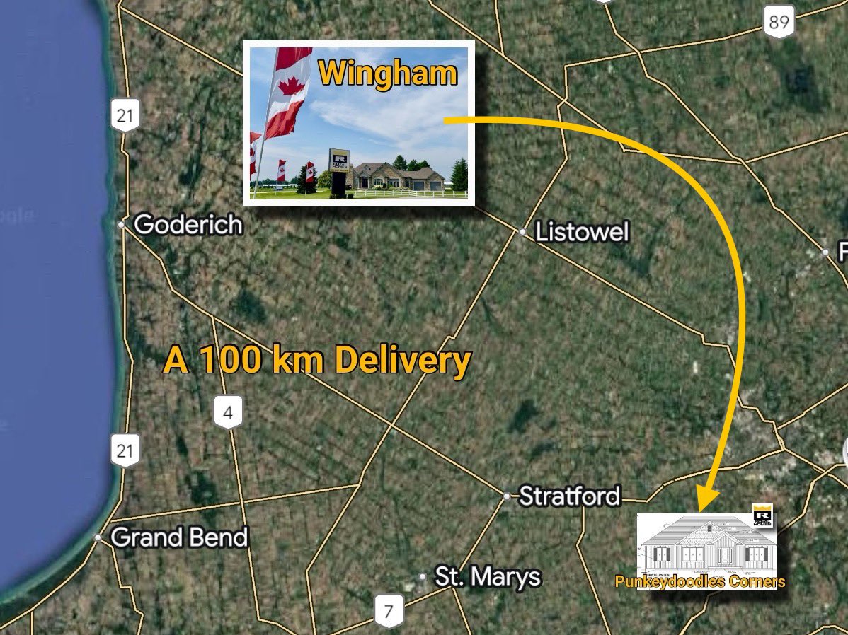 RoyalHomesCan's tweet image. A perfect Monday morning in Punkeydoodles Corners!

A great day to deliver a Custom Oxford to Oxford County for Chuck &amp;amp; Kathy &amp;amp; family. 2 prefab modules have arrived.

#custombuilder #prefab #since1971 

🏡🚛 royalhomes.com/locations/

1-800-265-3083