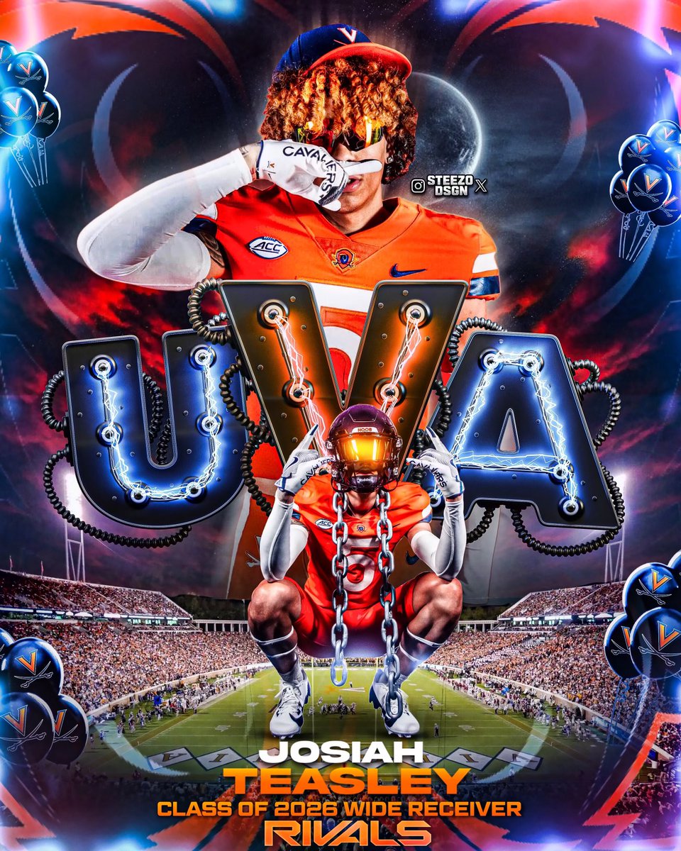 Josiah_Teasley's tweet image. IM HOME⚔️🔹🔸⚔️!!! HOOSVILE LETS DO ITT! @UVAFootball @OvertonDarryl @DeonteAdams4 @SteezoDsgn @247recruiting @EdOBrienCFB @Get__Recruited @Coach_Mims2 @Coach_TElliott @jsperos
