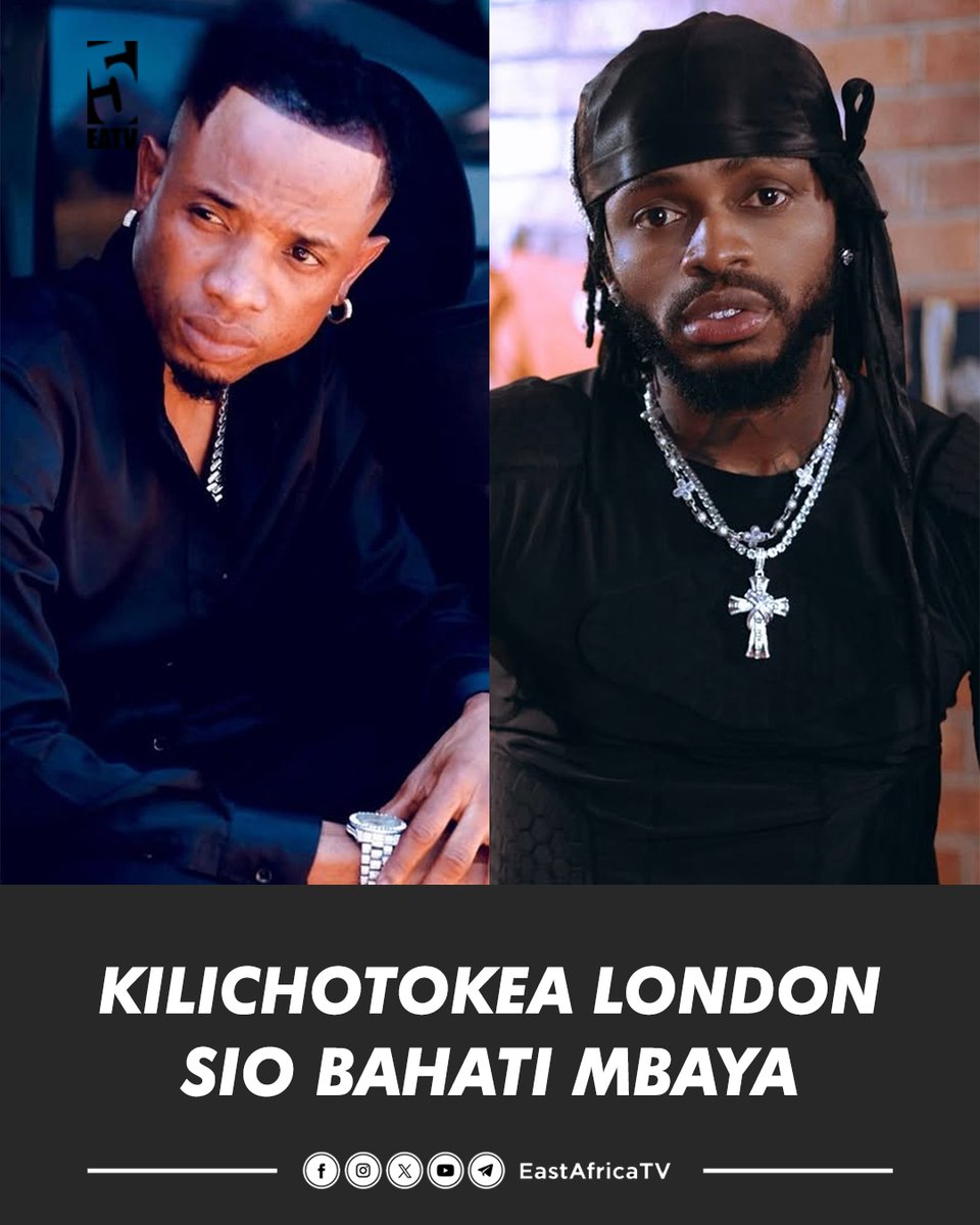 eastafricatv's tweet photo. Msanii wa singeli @dullamakabila amempongeza msanii @diamondplatnumz kwa kufanya show kubwa na nzuri huko Jijini London Uingereza
Katika IG yake #Dulla ameandika.........."Utakaporudi kutoka udongoni taswira yako ikiwezekana ifutike iondoke kabisa katika uso wa dunia lakini jina lako libakie kama sehemu ya kumbukumbu katika nchi yetu 🇹🇿''
'' @diamondplatnumz kilichotokea LONDON Hakikutokea kwa bahati mbaya yale ni matunda ya jitihada na akili kubwa uliyowekeza kwenye kile unachokiamini maana kila zama zina historia inayokumbukwa na walioshuhudia hongera sana bro na team yako nzima iliyoongeza baraka kwenye tukio lako…🤝🤝''
Ikimbukwe kuwa msanii #Diamond bado anaendelea na ziara yake huko Uingereza na tayari amekwishafanya show London,Manichester na usiku wa kuamkia leo amefanya show yake huko Scottland
✍️ @mkogoty
#EastAfricaTV #HainaKuchoka #TogetherTunawakilisha #NchiIkoBusy