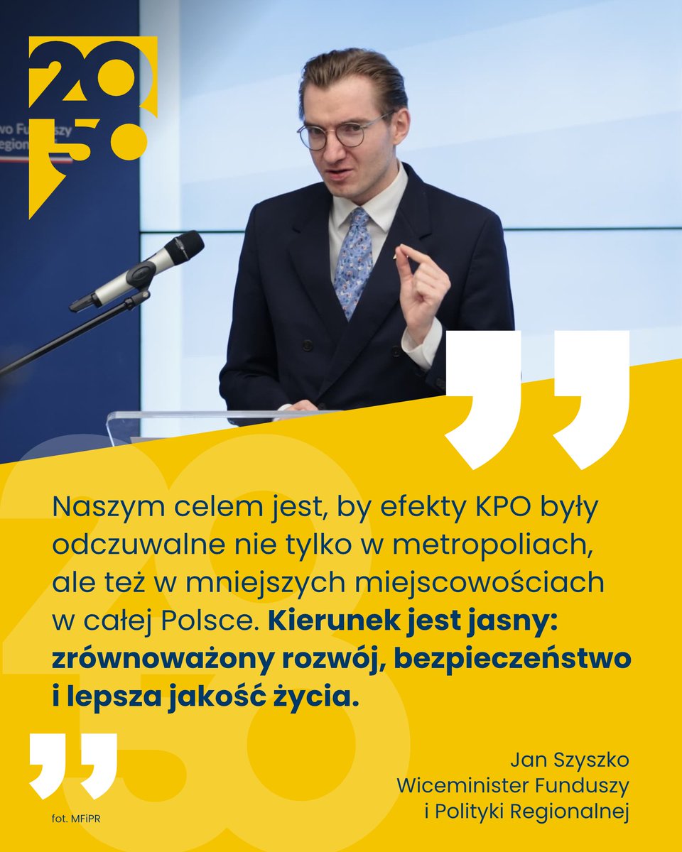 Polska 2050 (@pl_2050) on Twitter photo Wiceminister <a href="/szyszkoj/">Jan Szyszko</a>: Co czwarta gmina w Polsce skorzysta z KPO. To realne inwestycje, które poprawiają komfort życia mieszkańców ✅ Wiceminister <a href="/szyszkoj/">Jan Szyszko</a>: Co czwarta gmina w Polsce skorzysta z KPO. To realne inwestycje, które poprawiają komfort życia mieszkańców ✅