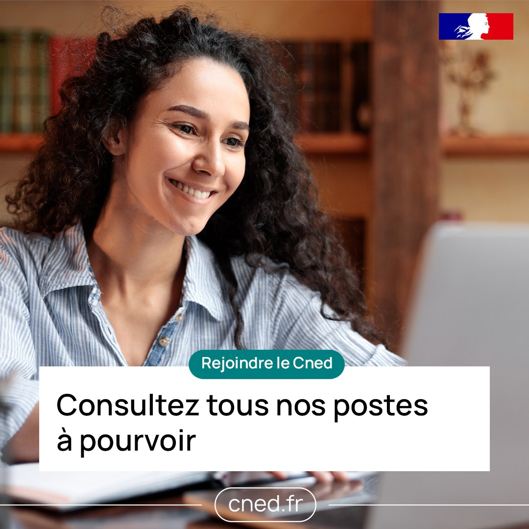 📢 Le #Cned recrute !
Découvrez la diversité des offres du Cned, un acteur engagé au service de l’éducation et de la formation tout au long de la vie ➡️ cned.fr/espace-recrute…