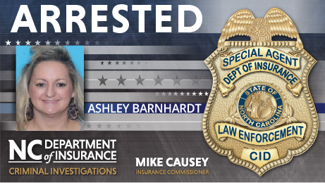 🚨 INSURANCE AGENT ARRESTED FOR FRAUD 🚨
Our team of Special Agents arrested Ashley Barnhardt, an insurance agent, on 72 felony charges related to fraud. Get the full story and learn about our statewide efforts to fight fraud: ncdoi.gov/news/press-rel…