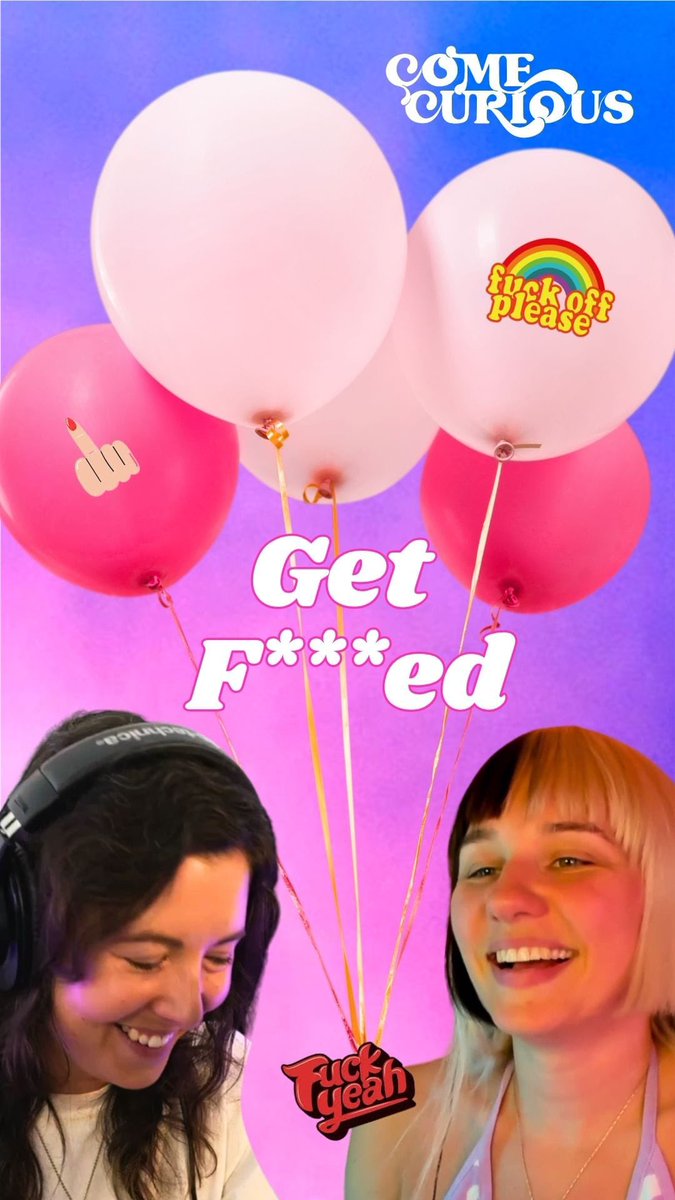 Are you ready for special minisode of *Get Fked* because the chaos couldn't be contained in just one ep. 🥹

Florence's own sweat is betraying her (evolution fail?)

🥲🥲Reed drops a bombshell about her relationship

💕Support us: patreon.com/comecurious

open.spotify.com/episode/6X76r6…