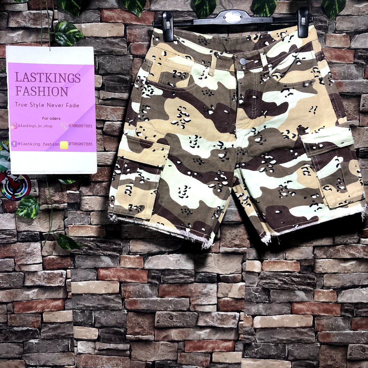 Camouflage jort shorts 
New 
Unisex
Size: 31 and 32
Price: ksh 1700
Location: Drive in Thika road 
Delivery country 
0714711540

TOTAL SHUTDOWN The DIG stepped stepping Israel Iran CCTV Sudan