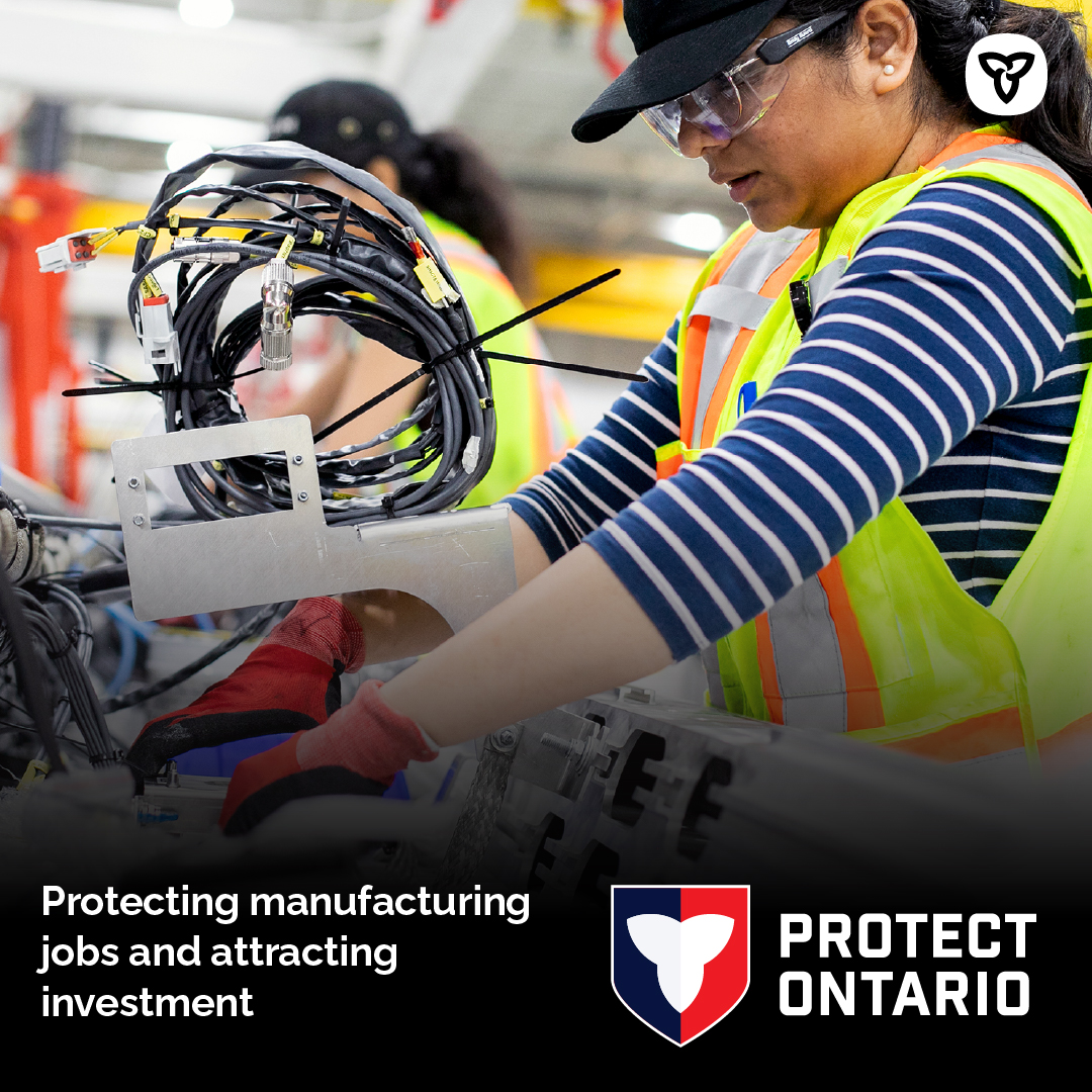 #DYK: the government is providing an additional $1.3B investment to enhance and expand the Ontario Made Manufacturing Investment Tax Credit — helping businesses invest, build and hire right here in Ontario.
Read the details in #ONBudget2025: ontario.ca/budget