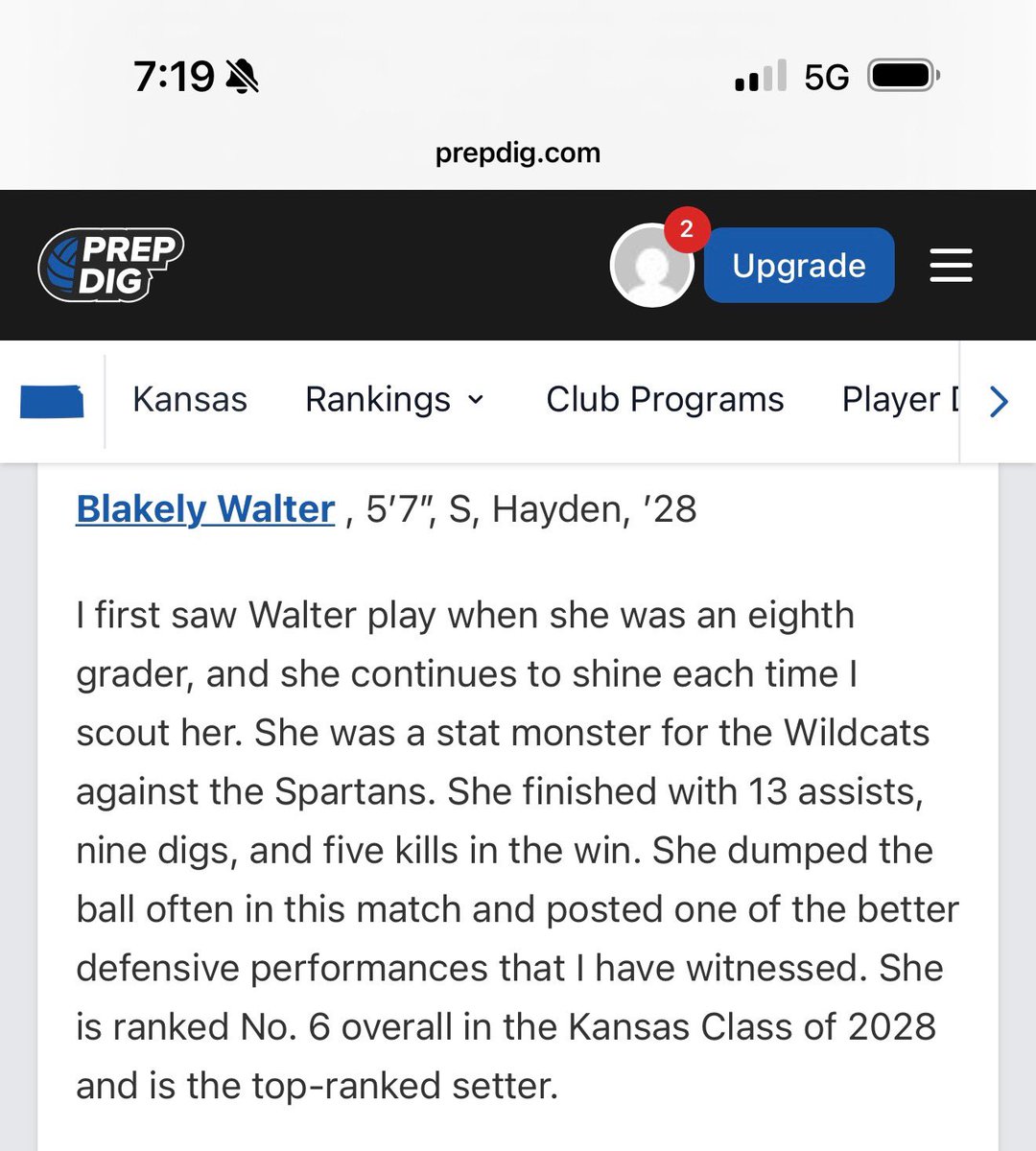 Blakely Walter 2028 π #10 (@blakely_walter) on Twitter photo Thanks <a href="/PrepDig/">Prep Dig π</a> <a href="/KSScoutDeck/">DeckScoutKS</a> for the write up from the Kansas Klassic! Iβm excited for my sophomore year! <a href="/HaydenGirlsVb/">Hayden Catholic HS Girls Volleyball</a> Thanks <a href="/PrepDig/">Prep Dig π</a> <a href="/KSScoutDeck/">DeckScoutKS</a> for the write up from the Kansas Klassic! Iβm excited for my sophomore year! <a href="/HaydenGirlsVb/">Hayden Catholic HS Girls Volleyball</a>
