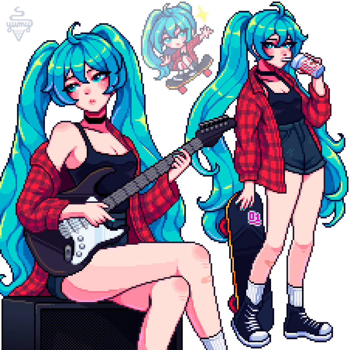 Yummykon's tweet image. Midwest Miku ~