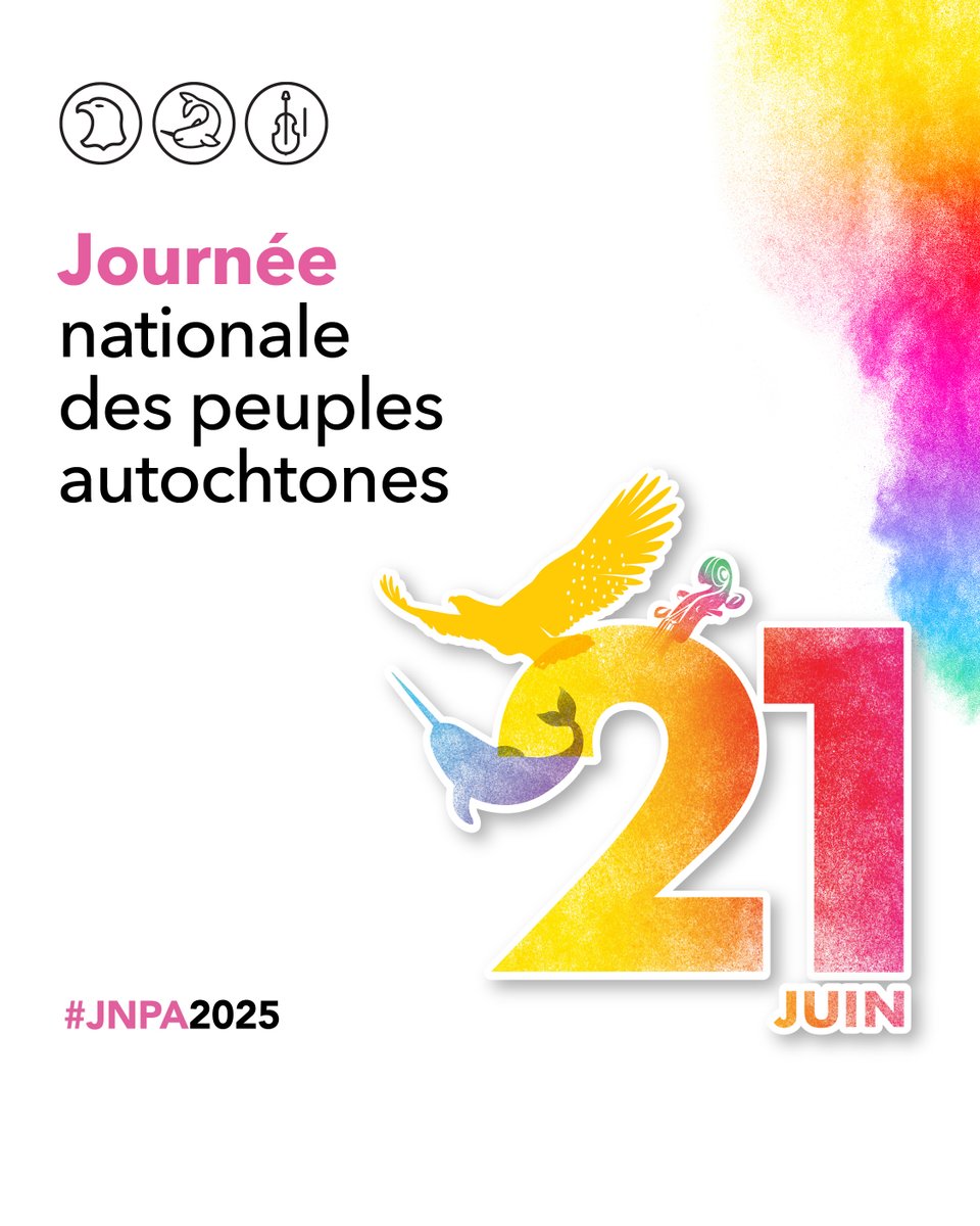 🎉 Aujourd’hui, 21 juin, c’est la #JournéeDesPeuplesAutochtones.
Reconnaissons les savoirs, la force et la diversité des nations autochtones d’ici.
🧡 Écoutons. Apprenons. Engageons nous pour créer des ponts vers un avenir commun.
#Autochtones #21juin