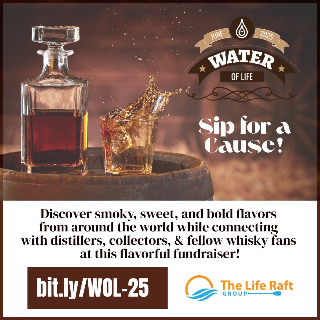 Whisky lovers, this is your moment! Taste rare finds, connect with fellow enthusiasts, &amp; support the GIST community. Group discounts available! Grab your spot: bit.ly/WOL-25 #WaterOfLife #GISTAwareness #cancerfundraiser #whiskytasting #whiskylovers #nycevents #whisky