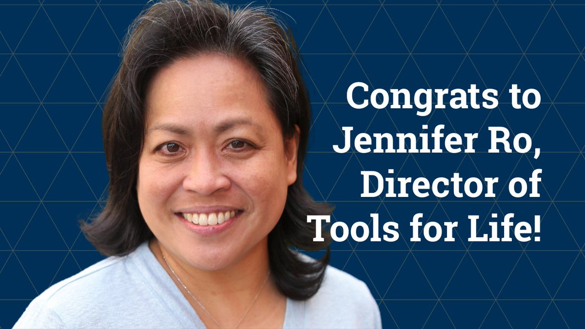 CIDIaccess's tweet image. Join us in congratulating Jennifer Ro for becoming the permanent Director of Tools for Life! 🎉

Jennifer has been an amazing asset as the interim TFL director, and will bring  strategic thinking and big-picture focus to future TFL initiatives. Congrats again, Jennifer!