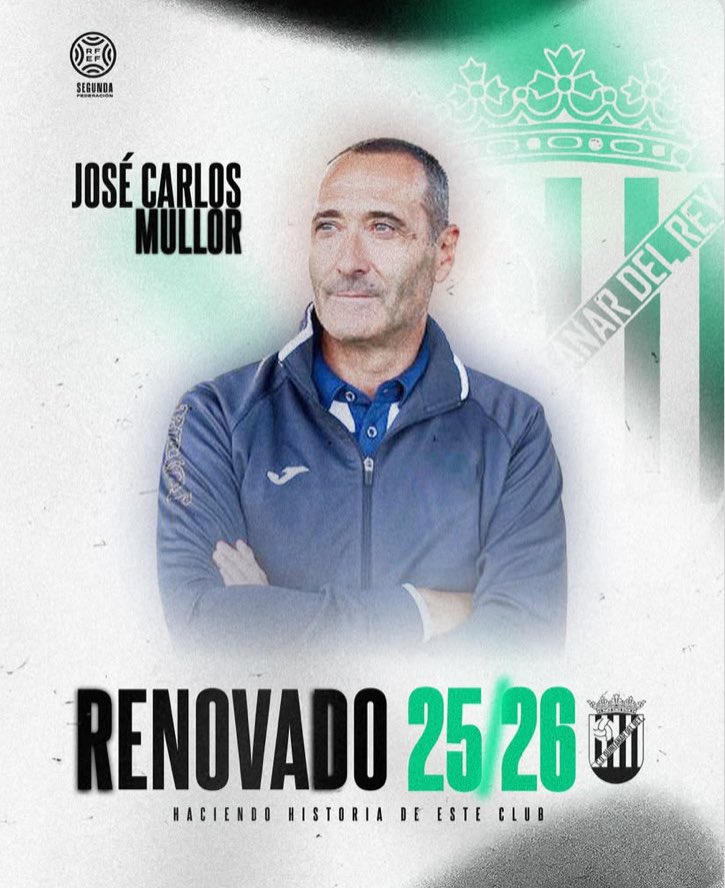 EL PRIMER FICHAJE ® (@elprimerfichaje) on Twitter photo 🟢 OFICIAL - QUINTANAR DEL REY ⚪️
✅ Renovación - Director Deportivo
🤝 <a href="/jcmullor/">jose carlos mullor</a>
#SegundaFederacion <a href="/cdquintanardrey/">CD Quintanar del Rey</a> 🟢 OFICIAL - QUINTANAR DEL REY ⚪️
✅ Renovación - Director Deportivo
🤝 <a href="/jcmullor/">jose carlos mullor</a>
#SegundaFederacion <a href="/cdquintanardrey/">CD Quintanar del Rey</a>