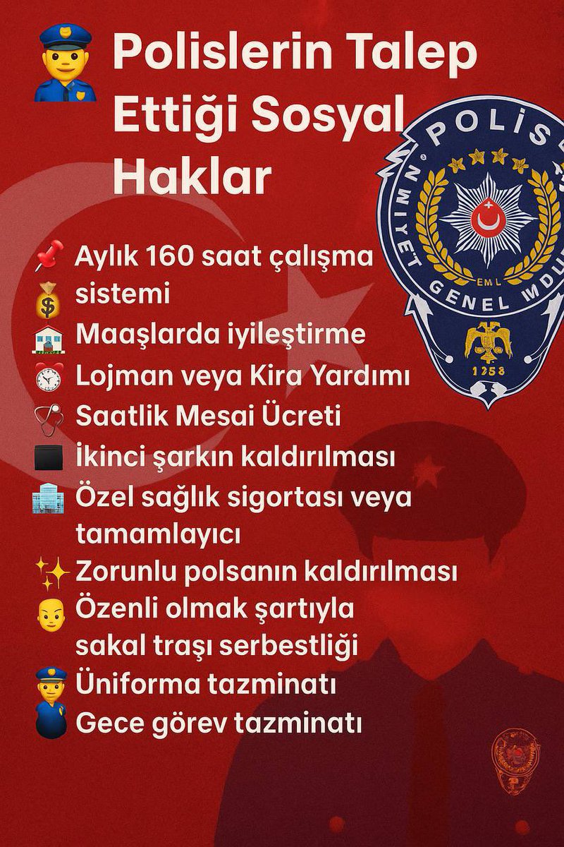 #EmniyetEşitlikİstiyor
Polisin sesi ne zaman duyulacak acaba, Polisinde bir ailesinin olduğu ne zaman akıllarına gelecek
