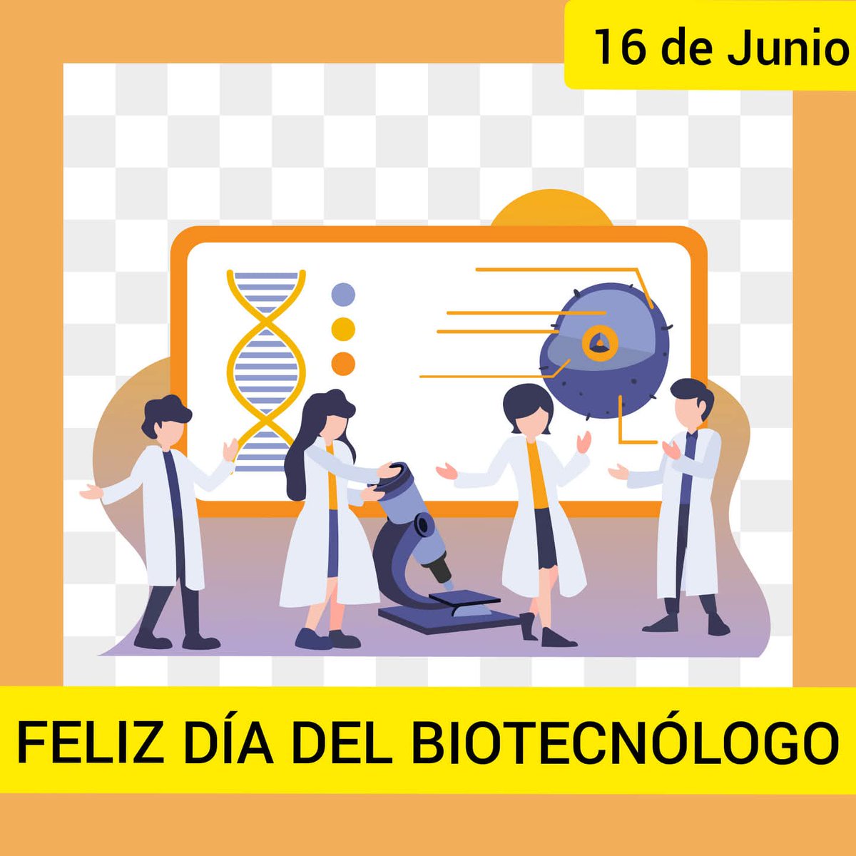 Feliz día del biotecnólog@
🥳🎊🎂