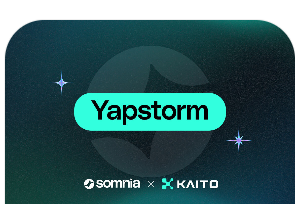 Welcome to Somnia YapStorm!
We're rewarding high-quality posts about Somnia with a weekly pool of 5,000 USDC + 100,000 Somnia Points.
<a href="/Somnia_Network/">Somnia - a Fully Onchain World</a>  <a href="/KaitoAI/">Kaito AI 🌊</a>