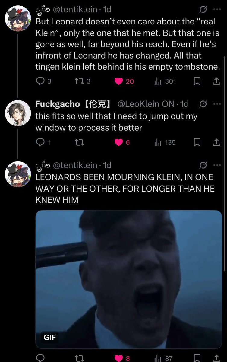 lotmstruggle's tweet photo. leoklein look what you’ve done to your fans https://t.co/6MXRhZVTkr