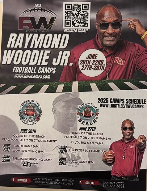 Lagarious Tyler Jr. (@_ljroaminn__) on Twitter photo Looking forward to attending The Raymond Woodie Jr. camp <a href="/BCUGridiron/">🏈 Bethune-Cookman Football</a> on the 28th💯 #𝙃𝙖𝙞𝙡𝙒𝙞𝙡𝙙𝙘𝙖𝙩𝙨 Looking forward to attending The Raymond Woodie Jr. camp <a href="/BCUGridiron/">🏈 Bethune-Cookman Football</a> on the 28th💯 #𝙃𝙖𝙞𝙡𝙒𝙞𝙡𝙙𝙘𝙖𝙩𝙨