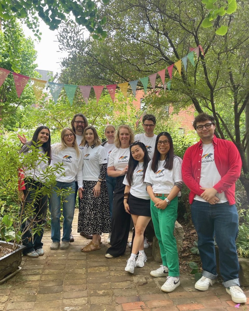 BadWolf_TV's tweet photo. From Cardiff to London, our amazing crew is celebrating Pride Month showing support for our LGBTQ+ community🏳️‍🌈🏳️‍⚧️ Plans are also coming together for our @irisprize #PinkPortraits shoot, spotlighting the brilliant LGBTQ+ team members who’ve been part of our productions since 2015. https://t.co/9csaAw54WT