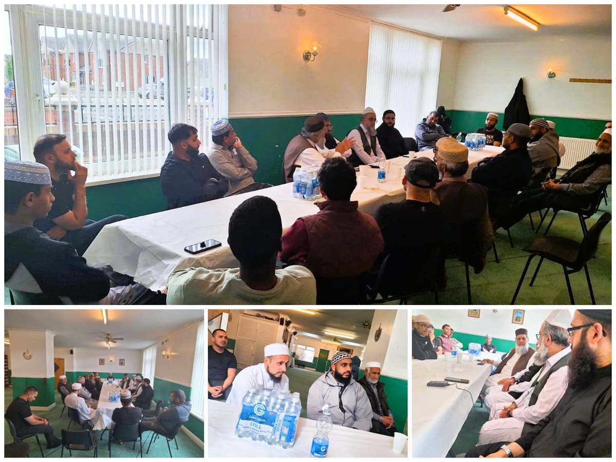 Vice-Principal of Jamia Al-Karam, Bakhtyar Pirzada al-Azhari, visited Stockton’s Jamia Masjid Ali-Al-Murtadha. A gathering of scholars &amp; grads reflected on community ties, mosque leadership &amp; the upcoming #JAKConvention2025. Grateful to all who attended.