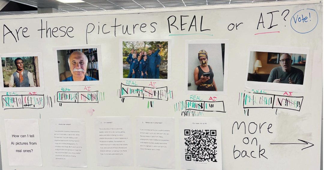Is it real or AI? See for yourself in the Library!